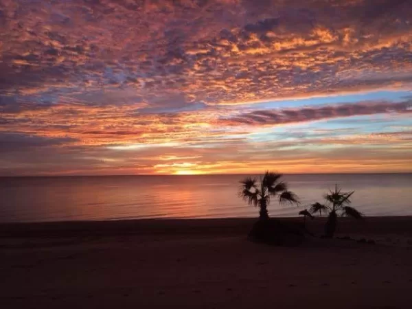Camping en Rancho Nuevo Mazatlán San Felipe Frente al Mar del Mar de Cortés