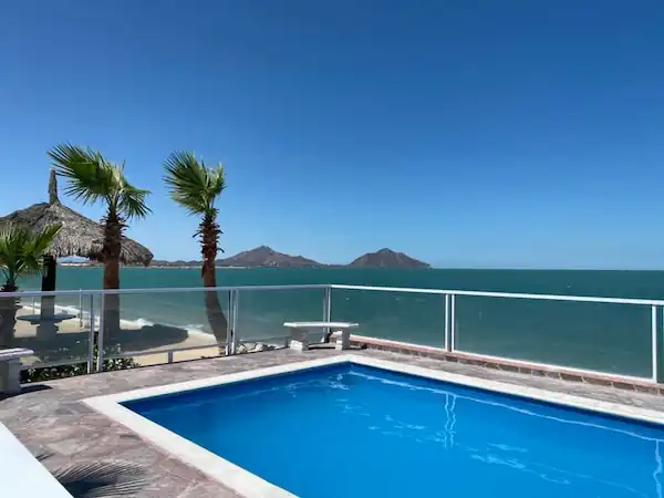 Condos del Mar San Felipe Pool with Ocean View
